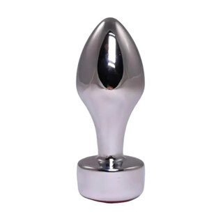 Silver Butt Plug with Pink Diamond Fantasy - Boys of Toys Sp. z. o.o. (dystrybutor)