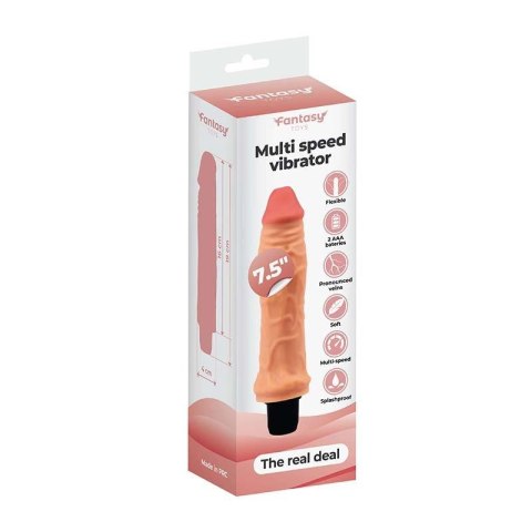 Soft Vibrator 19 cm - The Real Deal Fantasy - Boys of Toys Sp. z. o.o. (dystrybutor)