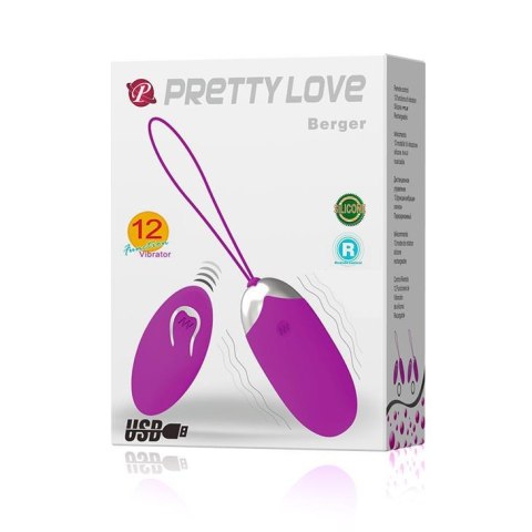 PRETTY LOVE - BERGER EGG 12 function vibrations Baile - Boys of Toys Sp. z. o.o. (dystrybutor)