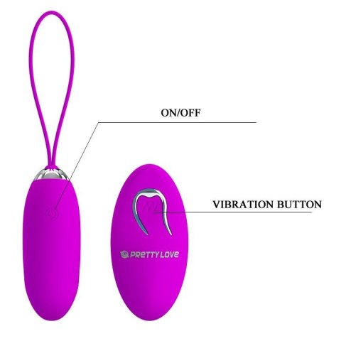 PRETTY LOVE -JULIA, 12 vibration functions Wireless remote control Baile - Boys of Toys Sp. z. o.o. (dystrybutor)