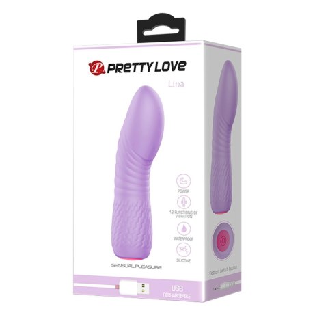 PRETTY LOVE - Lina, 12 vibration functions Memory function Baile - Boys of Toys Sp. z. o.o. (dystrybutor)