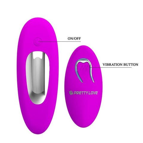 PRETTY LOVE -MAGIC FINGER, 12 vibration functions Memory function Wireless remote control Baile - Boys of Toys Sp. z. o.o. (dystrybutor)