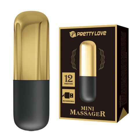 PRETTY LOVE - MINI MASSAGER, 12 vibration functions Baile - Boys of Toys Sp. z. o.o. (dystrybutor)