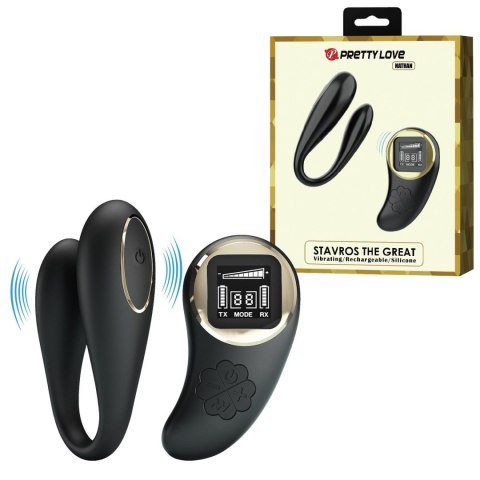 PRETTY LOVE - Nathan, Wireless remote control 9 speed levels 10 vibration functions, ABS Silicone , USB rechargeable Baile - Boys of Toys Sp. z. o.o. (dystrybutor)
