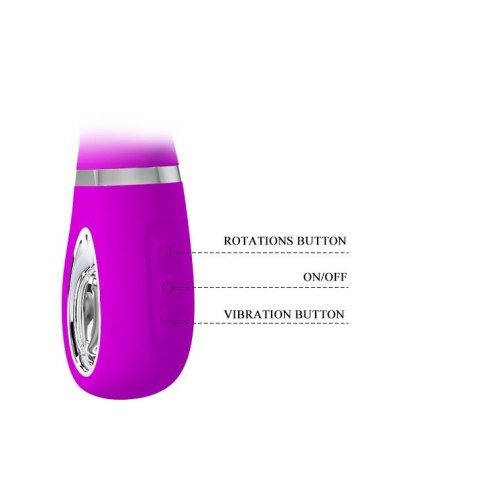 PRETTY LOVE - TERNENCE USB PURPLE 4 rot. 12 vibration Baile - Boys of Toys Sp. z. o.o. (dystrybutor)