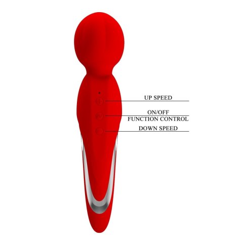 PRETTY LOVE - Walter, 5 levels of speed control 7 vibration functions, Silicone ABS, USB rechargeable Baile - Boys of Toys Sp. z. o.o. (dystrybutor)