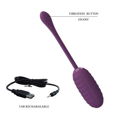 PRETTY LOVE - CASPER Purple 12 vibration functions Mobile APP remote control Baile - Boys of Toys Sp. z. o.o. (dystrybutor)