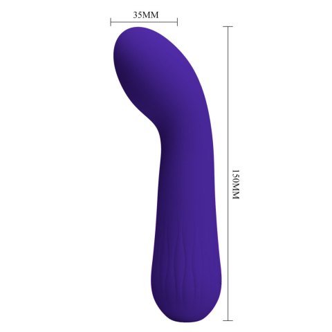 PRETTY LOVE - Faun dark Purple,G-spot vibrator, 12 vibration functions Memory function Baile - Boys of Toys Sp. z. o.o. (dystrybutor)