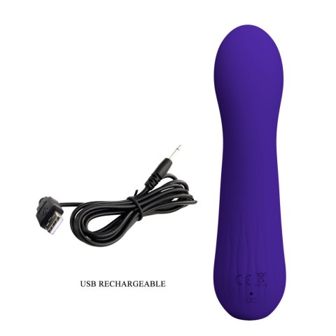 PRETTY LOVE - Faun dark Purple,G-spot vibrator, 12 vibration functions Memory function Baile - Boys of Toys Sp. z. o.o. (dystrybutor)