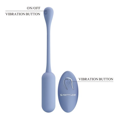 PRETTY LOVE - LECHIES Dream chaser 5, Blue, Wireless remote control 12 vibration functions Memory function Baile - Boys of Toys Sp. z. o.o. (dystrybutor)
