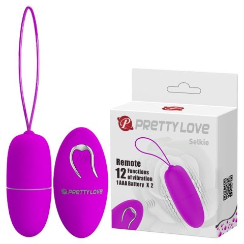 PRETTY LOVE -SELKIE, 12 vibration functions Wireless remote control Baile - Boys of Toys Sp. z. o.o. (dystrybutor)