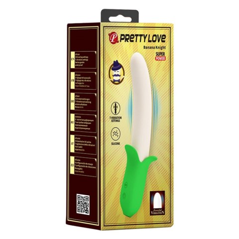 PRETTY LOVE - Banana Knight, 7 vibration functions Baile - Boys of Toys Sp. z. o.o. (dystrybutor)