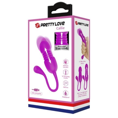 PRETTY LOVE - Callie, 12 vibration functions Memory function 12 thrusting settings Baile - Boys of Toys Sp. z. o.o. (dystrybutor)