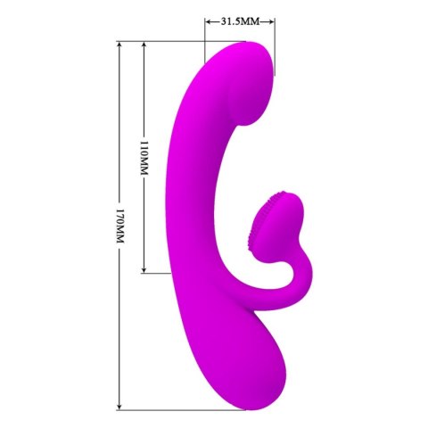 PRETTY LOVE - FULL COVER SILICONE, 10 vibration functions Baile - Boys of Toys Sp. z. o.o. (dystrybutor)