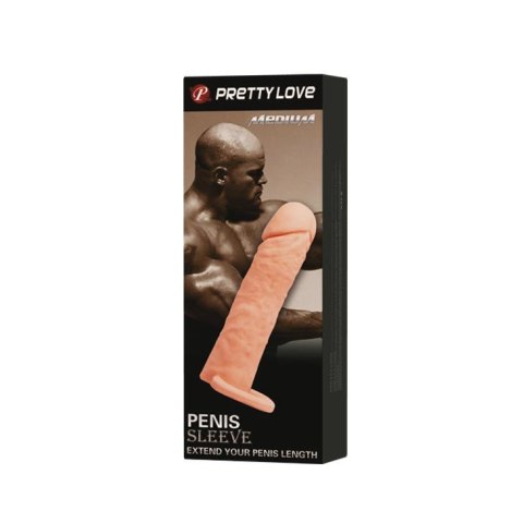PRETTY LOVE - PENIS SLEEVE MEDIUM Baile - Boys of Toys Sp. z. o.o. (dystrybutor)