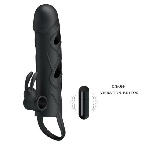 PRETTY LOVE - PENIS SLEEVE WITH BALL STRAP vibration Baile - Boys of Toys Sp. z. o.o. (dystrybutor)