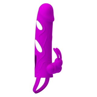 PRETTY LOVE - PENIS SLEEVE WITH BALL STRAP vibration PURPLE Baile - Boys of Toys Sp. z. o.o. (dystrybutor)