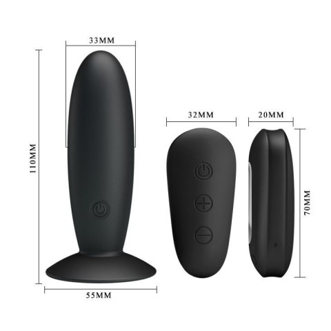 MR PLAY - Remote Control Vibrating Anal Plug Baile - Boys of Toys Sp. z. o.o. (dystrybutor)