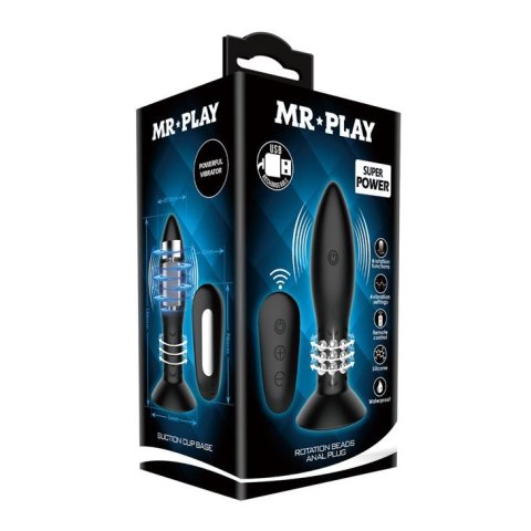 MR PLAY - Rotation Beads Anal Plug Baile - Boys of Toys Sp. z. o.o. (dystrybutor)