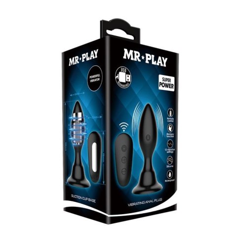 MR PLAY - VIBRATING ANAL PLUG Baile - Boys of Toys Sp. z. o.o. (dystrybutor)