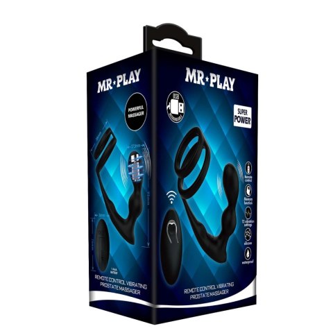 MR PLAY - VIBRATING ANAL PLUG with RING - Remote Control 12 functions Baile - Boys of Toys Sp. z. o.o. (dystrybutor)