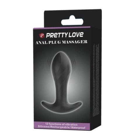 PRETTY LOVE - Anal Plug Massager 12 Functions USB Baile - Boys of Toys Sp. z. o.o. (dystrybutor)