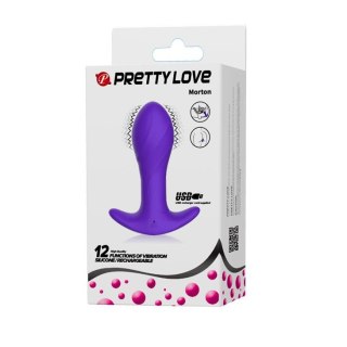 PRETTY LOVE - MORTON Anal Plug Massager 12 Functions USB Baile - Boys of Toys Sp. z. o.o. (dystrybutor)