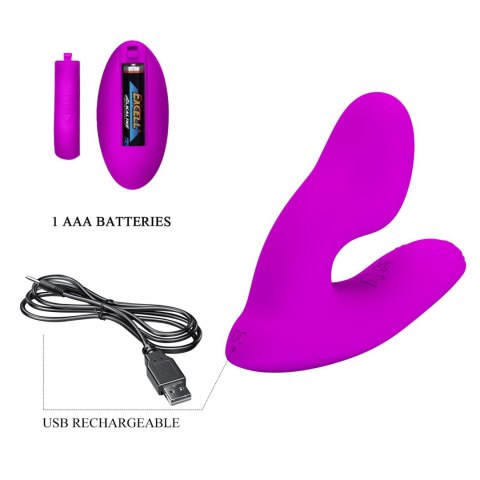 PRETTY LOVE - Melvin, 12 vibration functions Memory function Wireless remote control Baile - Boys of Toys Sp. z. o.o. (dystrybutor)