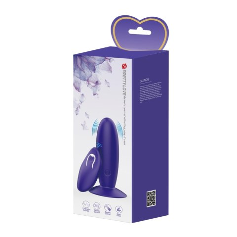 PRETTY LOVE - Remotr control vibrating plug - Youth, Wireless remote control 12 vibration functions Suction base Baile - Boys of Toys Sp. z. o.o. (dystrybutor)