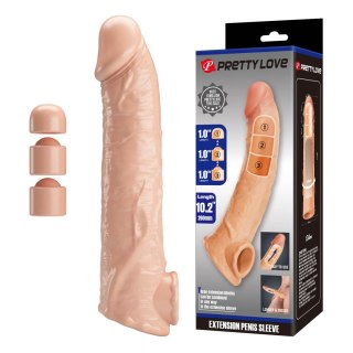 Pretty Love Extension Penis Sleeve with Modular Length Blocks - 26 cm Baile - Boys of Toys Sp. z. o.o. (dystrybutor)