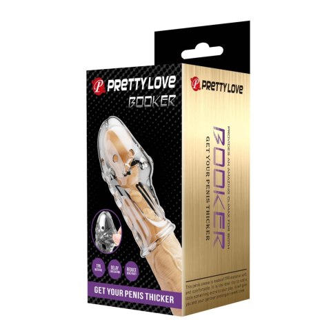 Pretty Love Penis Sleeve - Booker (Clear) Baile - Boys of Toys Sp. z. o.o. (dystrybutor)