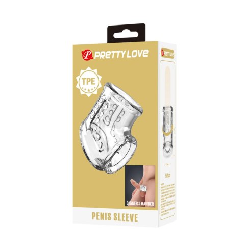 Pretty Love Penis Sleeve - Clear Baile - Boys of Toys Sp. z. o.o. (dystrybutor)