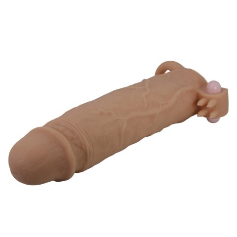 Pretty Love Xerxes - Penis Sleeve with Vibrating Ring, Flesh Color, 22 cm Baile - Boys of Toys Sp. z. o.o. (dystrybutor)
