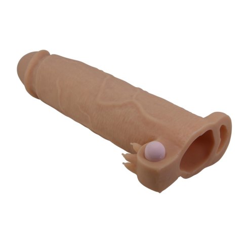 Pretty Love Xerxes - Penis Sleeve with Vibrating Ring, Flesh Color, 22 cm Baile - Boys of Toys Sp. z. o.o. (dystrybutor)