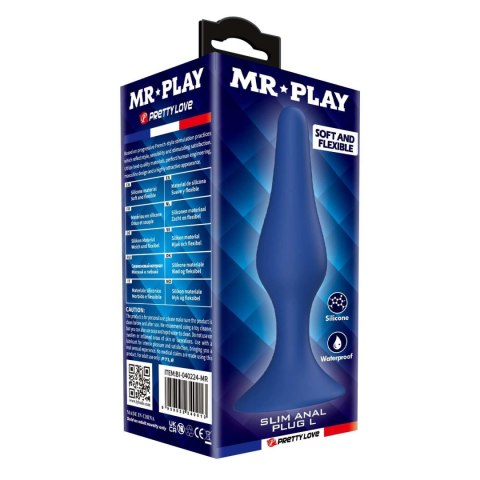 MR. Play Slim Anal Plug L Baile - Boys of Toys Sp. z. o.o. (dystrybutor)