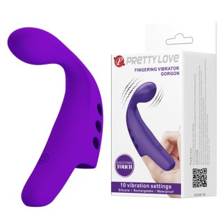 PRETTY LOVE - FINGERING VIBRATOR GORGON Purple, 10 vibration functions Baile - Boys of Toys Sp. z. o.o. (dystrybutor)