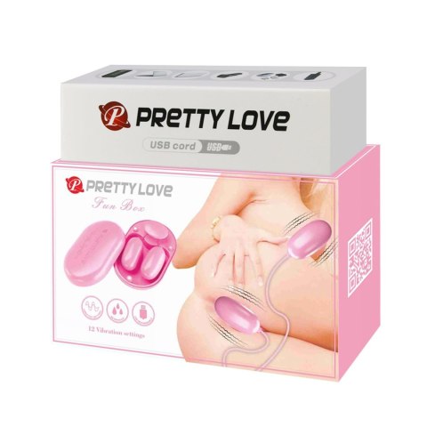 PRETTY LOVE - Fun Box Pink, 12 vibration functions Baile - Boys of Toys Sp. z. o.o. (dystrybutor)