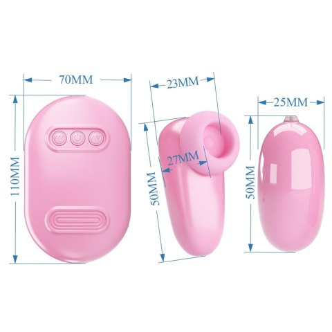 PRETTY LOVE - Magic Box Pink, 12 vibration functions 7 tapping functions Baile - Boys of Toys Sp. z. o.o. (dystrybutor)