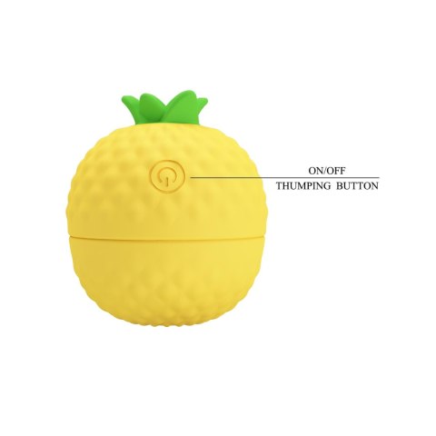 PRETTY LOVE - Pineapple Secret, 12 thumping functions, Silicone Baile - Boys of Toys Sp. z. o.o. (dystrybutor)