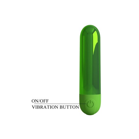 Pretty Love Kiwi - Rechargeable Bullet Vibrator - Green Baile - Boys of Toys Sp. z. o.o. (dystrybutor)