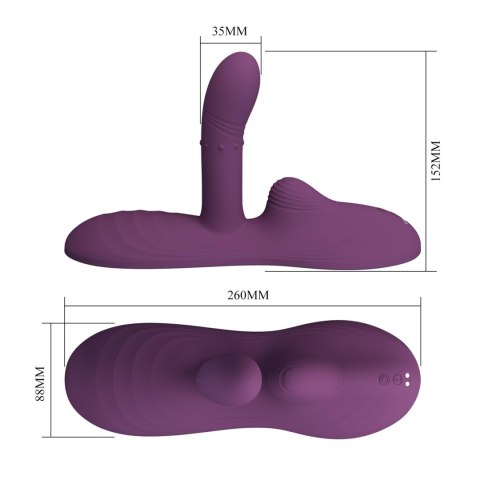 Pretty Love Luka Heating Sit-Down Pad Vibrator Baile - Boys of Toys Sp. z. o.o. (dystrybutor)