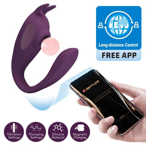 SHEY, 10 vibration functions 10 tapping functions Mobile APP Long-distance Control Baile - Boys of Toys Sp. z. o.o. (dystrybutor)