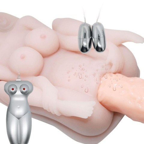 BAILE - Masturbator toy, TPR, double vibrating egg with voice, tighten,shrink 3AAA batteries Baile - Boys of Toys Sp. z. o.o. (dystrybutor)
