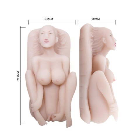 BAILE - Masturbator toy, TPR, double vibrating egg with voice, tighten,shrink 3AAA batteries Baile - Boys of Toys Sp. z. o.o. (dystrybutor)