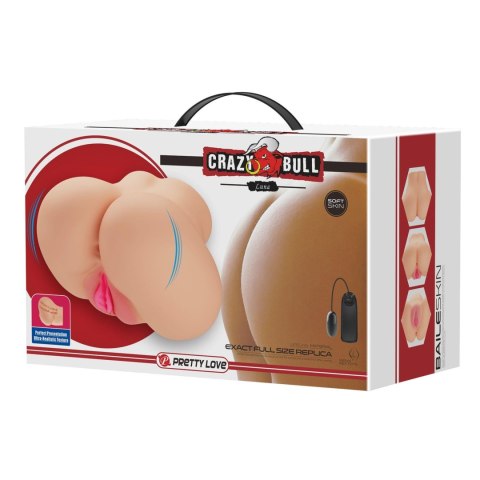 CRAZY BULL - Luna, Vibration Double holes TPR ABS Baile - Boys of Toys Sp. z. o.o. (dystrybutor)