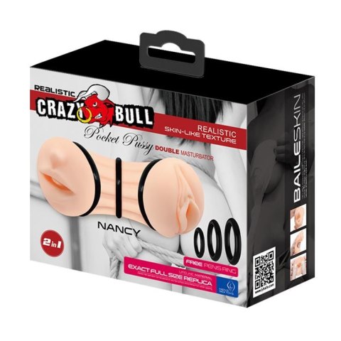 CRAZY BULL - NANCY, Pocket Pussy, DOUBLE MASTURBATOR Baile - Boys of Toys Sp. z. o.o. (dystrybutor)