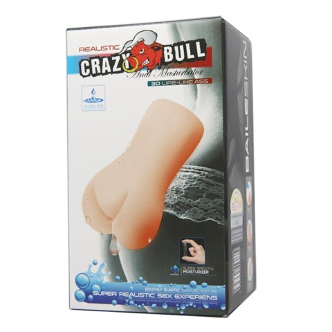 CRAZY BULL- REALISTIC 3D LIFE-LIKE ASS, Water lubricant Baile - Boys of Toys Sp. z. o.o. (dystrybutor)