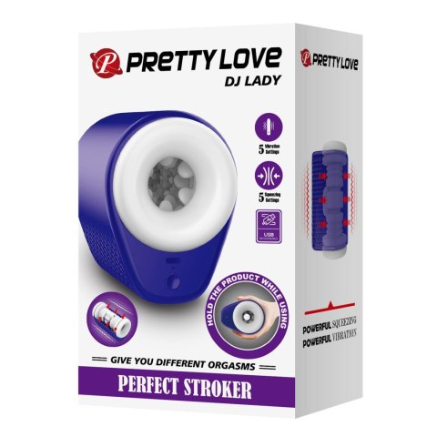 PRETTY LOVE - Dj Lady, 5 vibration functions 5 squeezing settings Baile - Boys of Toys Sp. z. o.o. (dystrybutor)