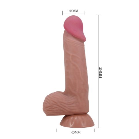 BAILE - Sliding Skin 8,1'', Bendable Suction base TPR Baile - Boys of Toys Sp. z. o.o. (dystrybutor)