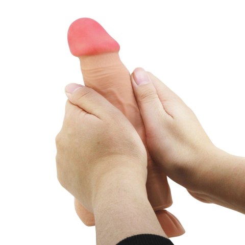 BAILE - Sliding Skin 8,5'' Flesh Suction base Bendable TPR Baile - Boys of Toys Sp. z. o.o. (dystrybutor)